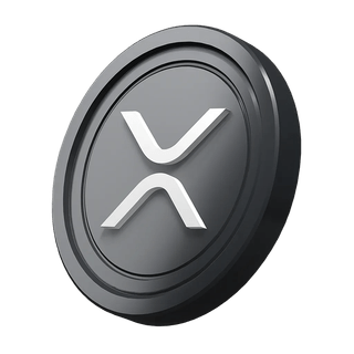 Graphic of an XRP coin for a beginner's guide to cryptocurrency